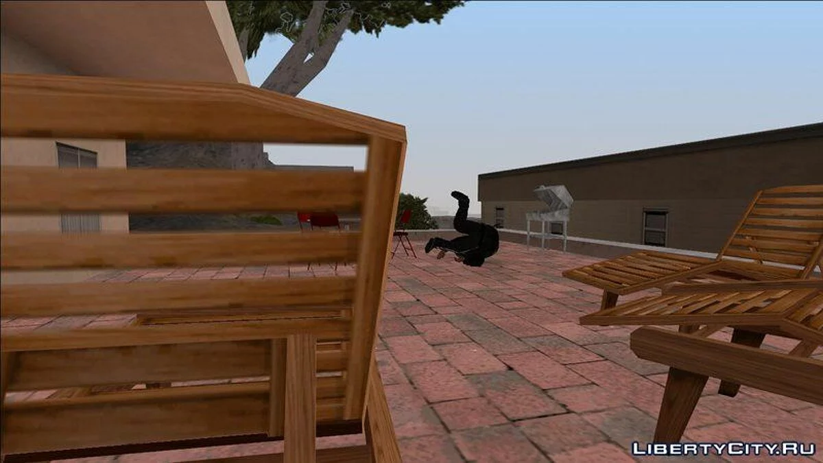 Pack d'Animation Parkour Naturel + Course Murale Réaliste et Rouleau / GTA San Andreas