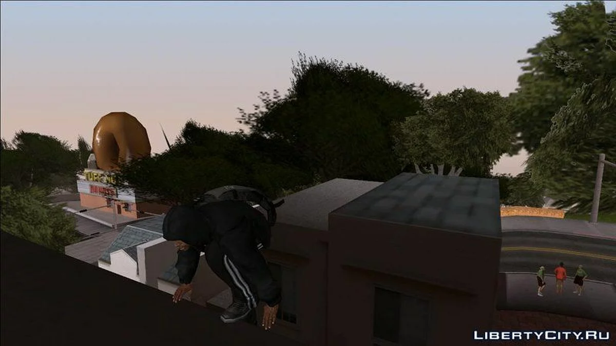 Pack d'Animation Parkour Naturel + Course Murale Réaliste et Rouleau / GTA San Andreas