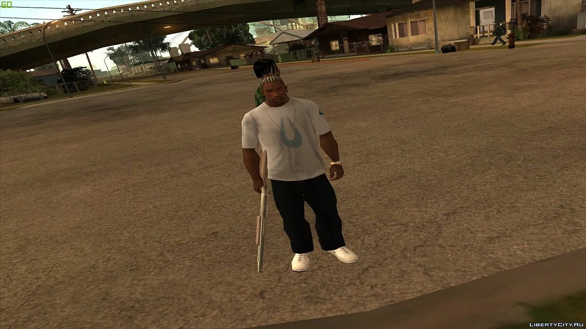 Мод важкої зброї в одній руці / GTA San Andreas