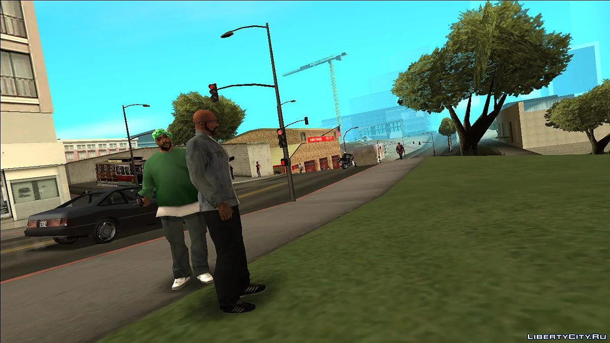 Анімація ходьби пішки та в присяді з бета-версії / GTA San Andreas