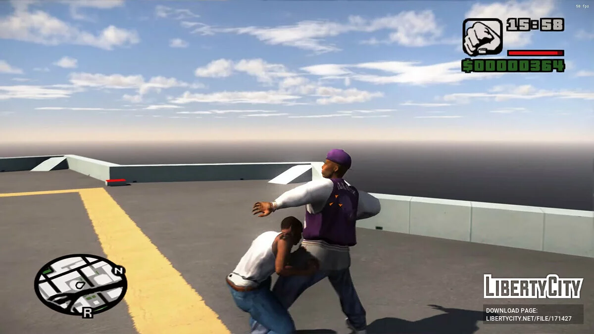 Animation from GTA 5 / GTA San Andreas