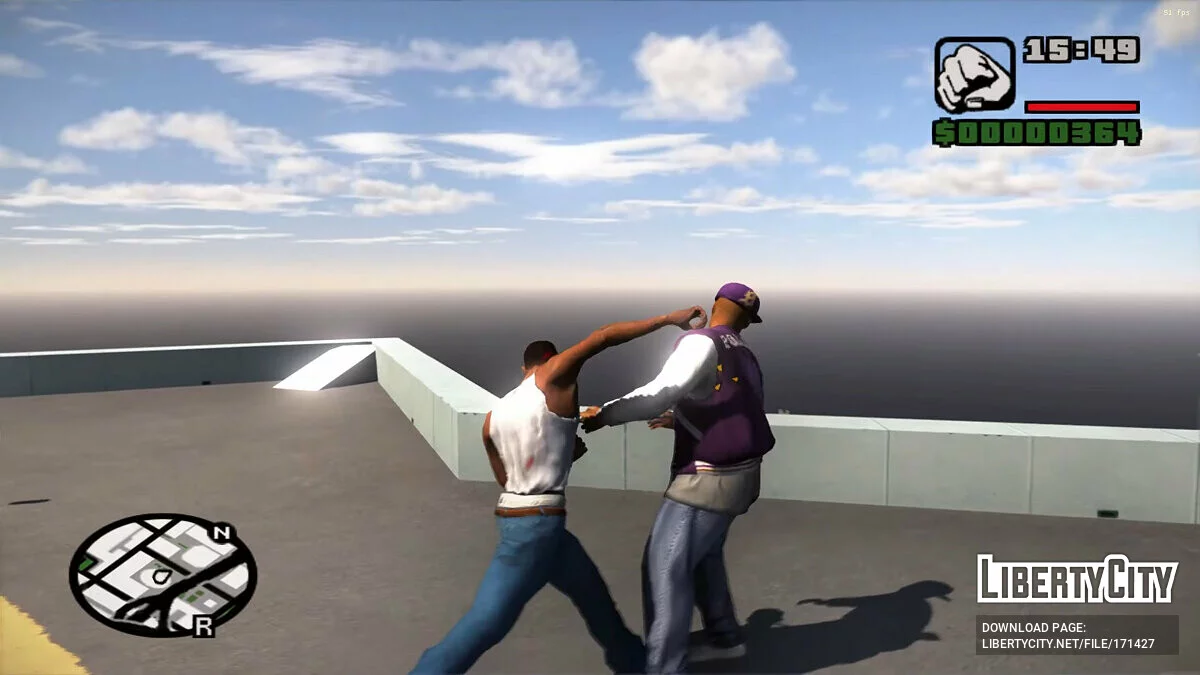 Animation from GTA 5 / GTA San Andreas