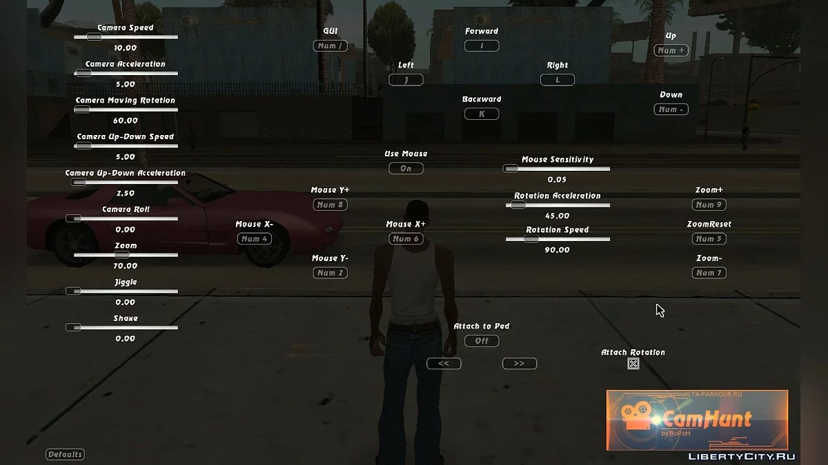 CamHunt v1.0 / GTA San Andreas