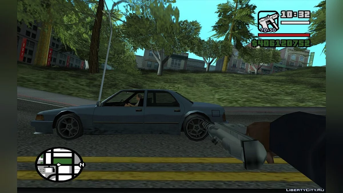 Ocultar Arma en Vehículo / GTA San Andreas