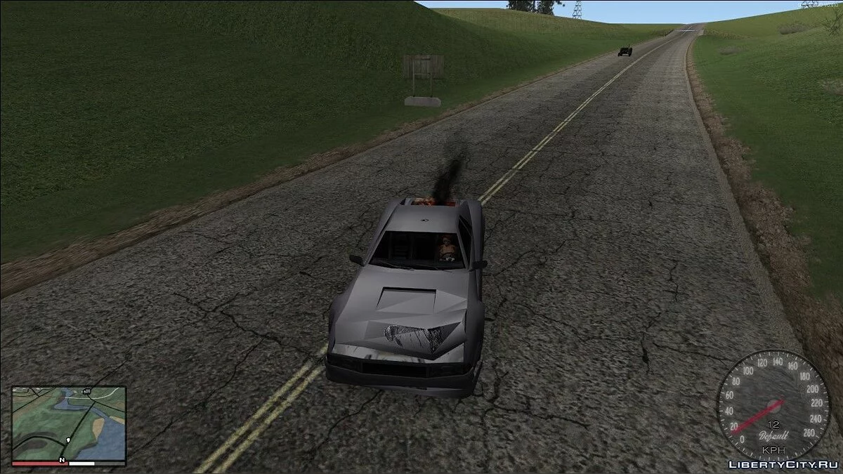 Отключение двигателя при возгорании / GTA San Andreas