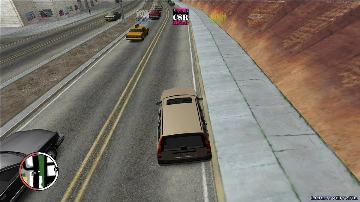 GTA 4 HUD v1.3 в стиле SA / GTA San Andreas