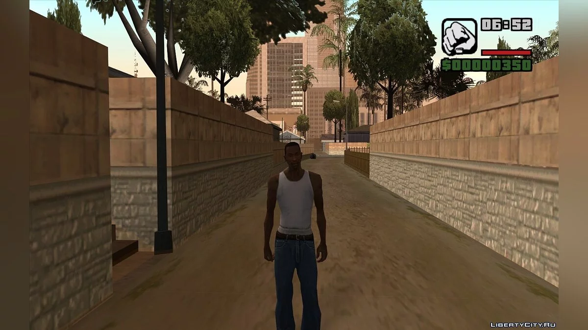 Deaktivierung der Minikarte, wenn Sie zu Fuß unterwegs sind (GPS) / GTA San Andreas