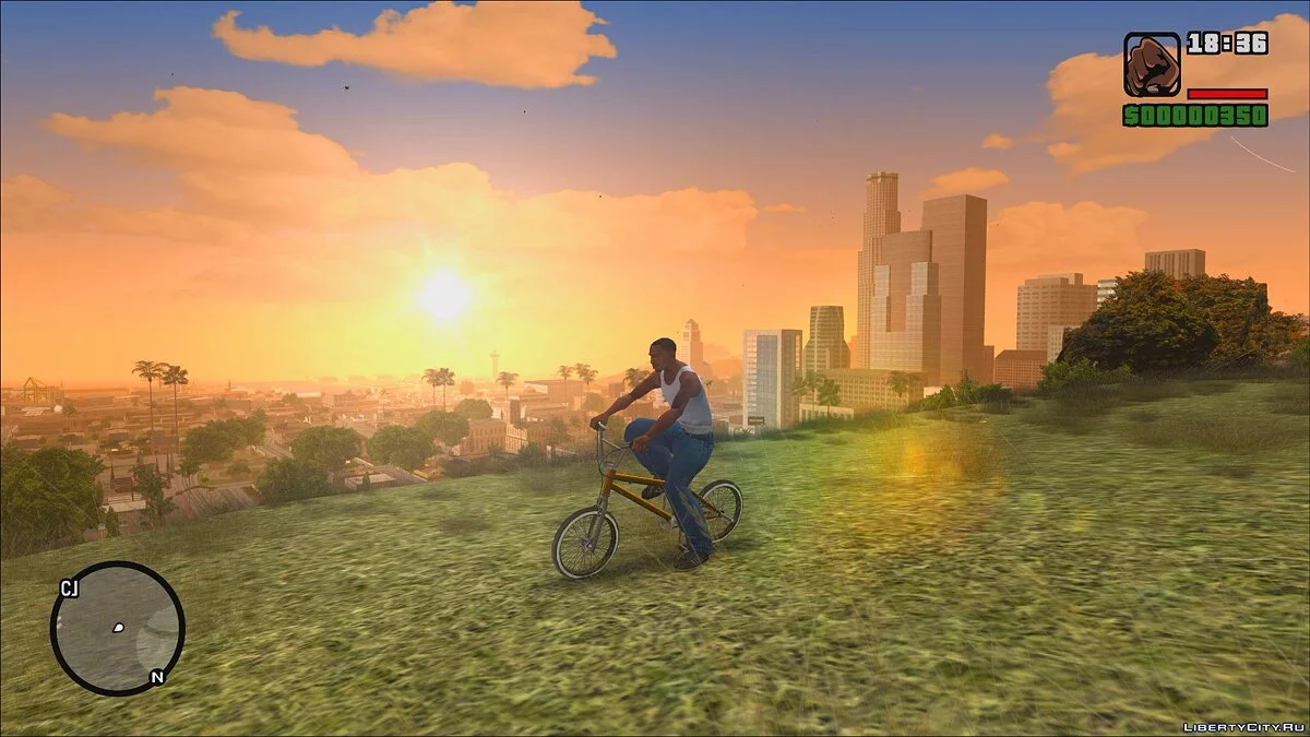 Smooth Lensflare (IMFX addon) / GTA San Andreas