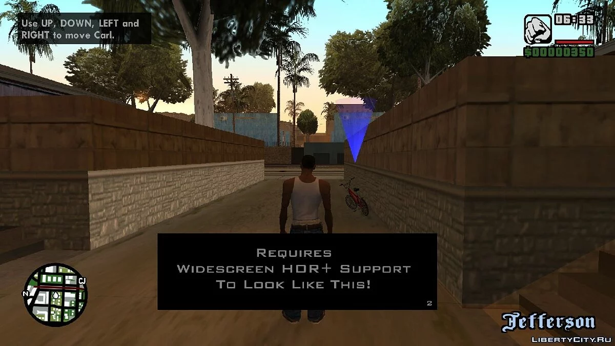 Antiguo Fix de Pantalla Ancha / GTA San Andreas