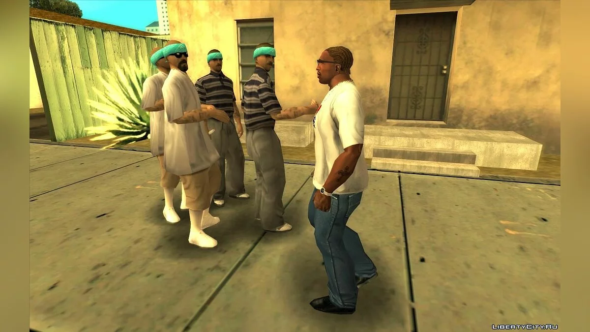 Friendly Triads and Fixed Los Aztecas Gang / GTA San Andreas
