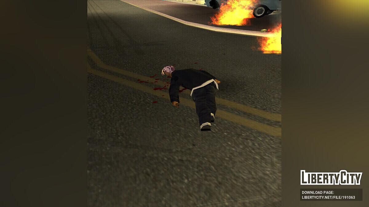 Ragdoll physics gta sa