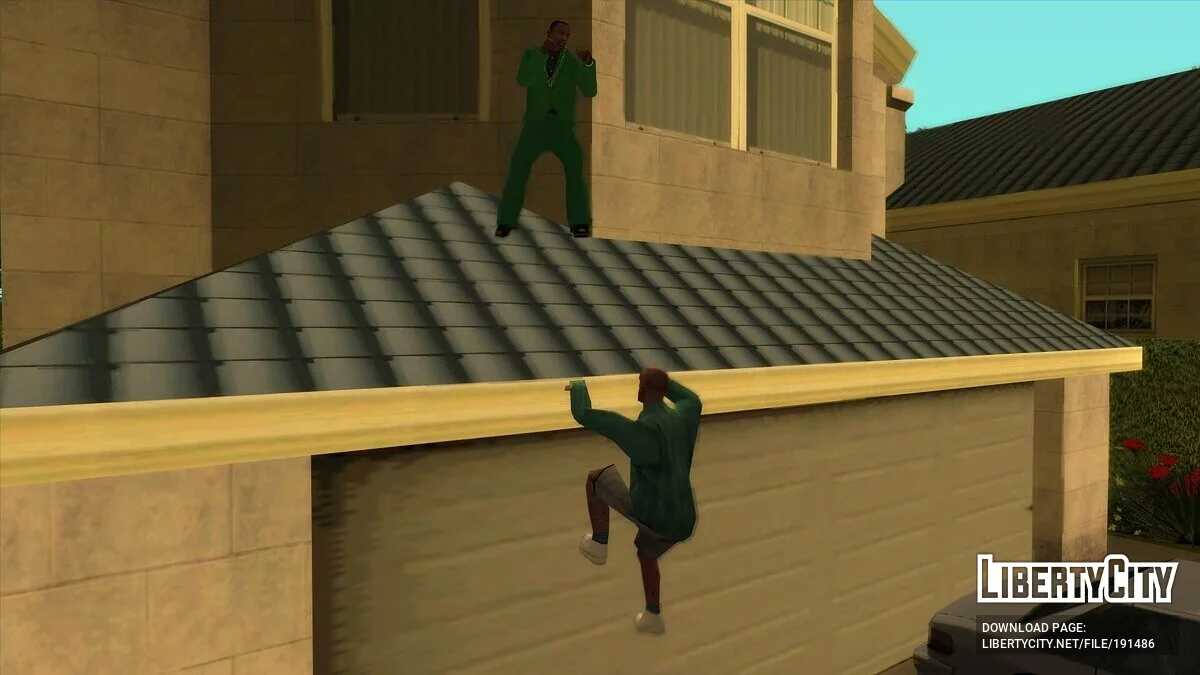 NPCs escalando obstáculos / GTA San Andreas