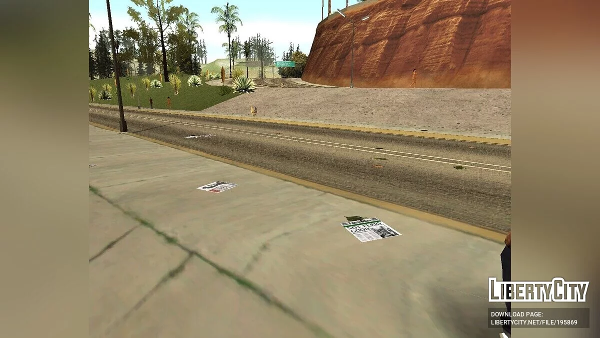 القمامة على الطرق كما في GTA 3 / GTA VC / جي تي إيه سان أندرياس