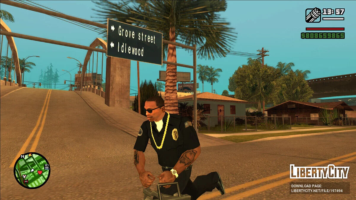 Stories Sprinting - Бег с тяжёлым оружием / GTA San Andreas