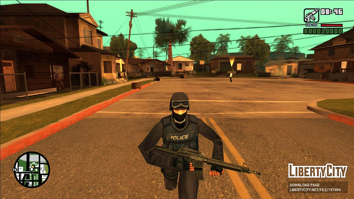 Stories Sprinting - Бег с тяжёлым оружием / GTA San Andreas