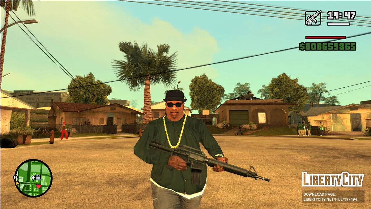 Stories Sprinting - Бег с тяжёлым оружием / GTA San Andreas