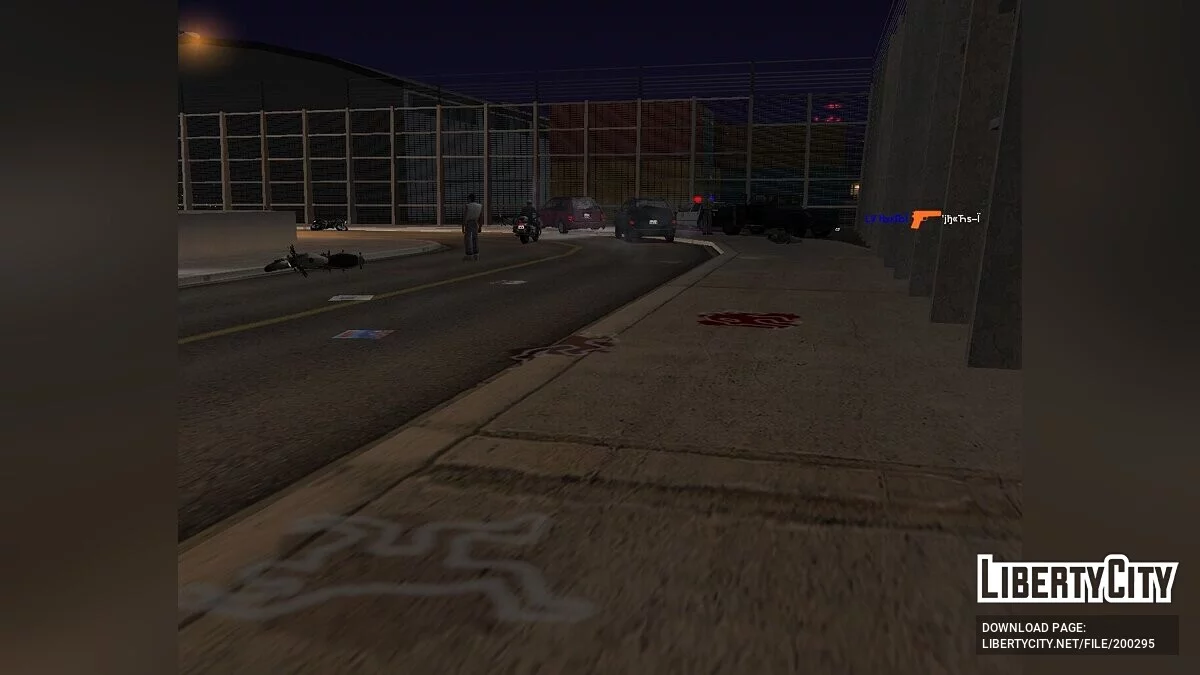 Трупи обводяться крейдою / GTA San Andreas