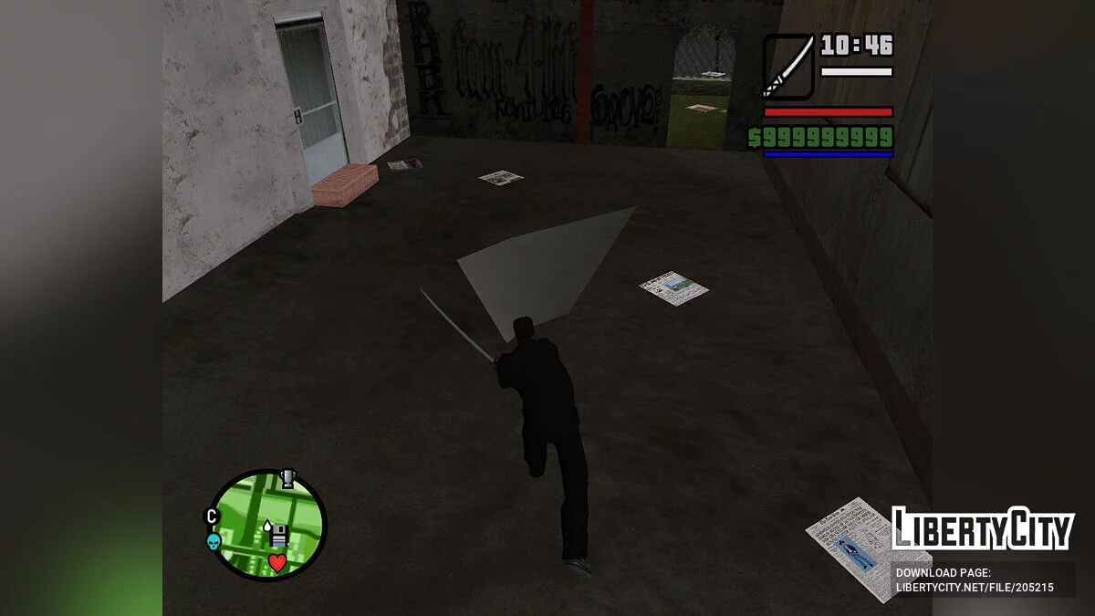 Sopa/Bıçak/Katana için bulanıklık efekti / GTA San Andreas