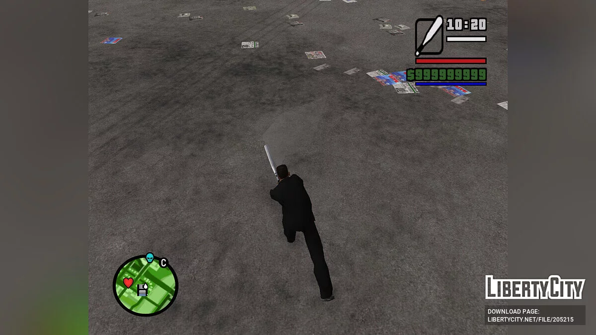 Sopa/Bıçak/Katana için bulanıklık efekti / GTA San Andreas