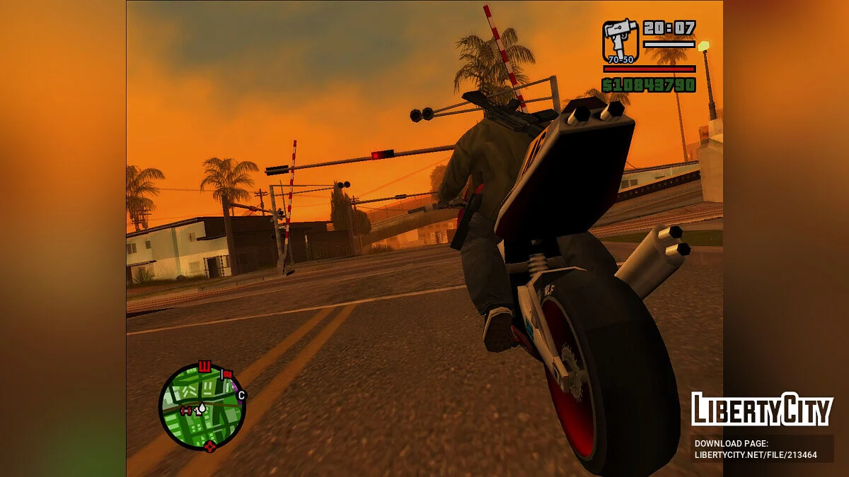 Режим камери "wheel cam" з VC / GTA San Andreas