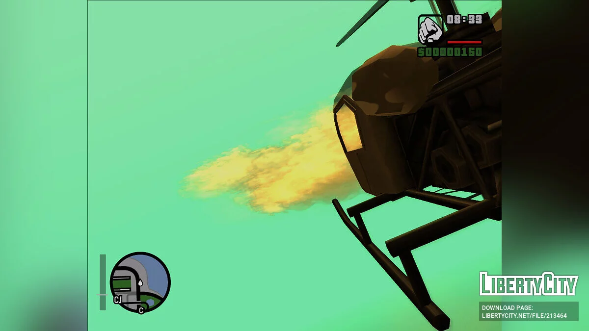 Режим камери "wheel cam" з VC / GTA San Andreas