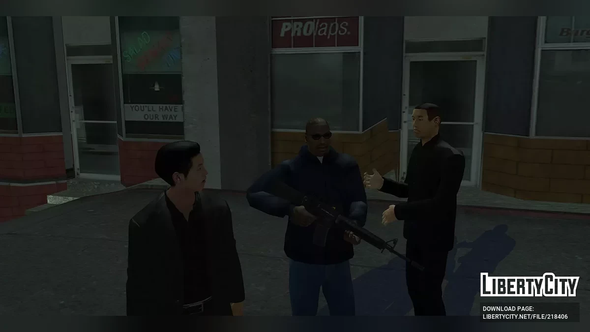 Behebung von Dialogen mit Banden / GTA San Andreas