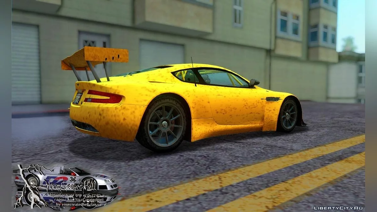 2006 Aston Martin Racing DBRS9 GT3 v1.0.6 / GTA San Andreas