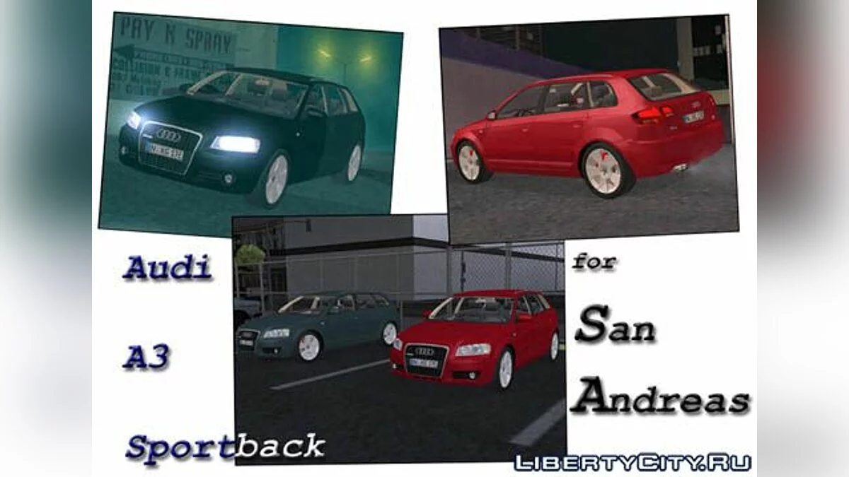 Audi A3 Sportback Flash Trall / GTA San Andreas