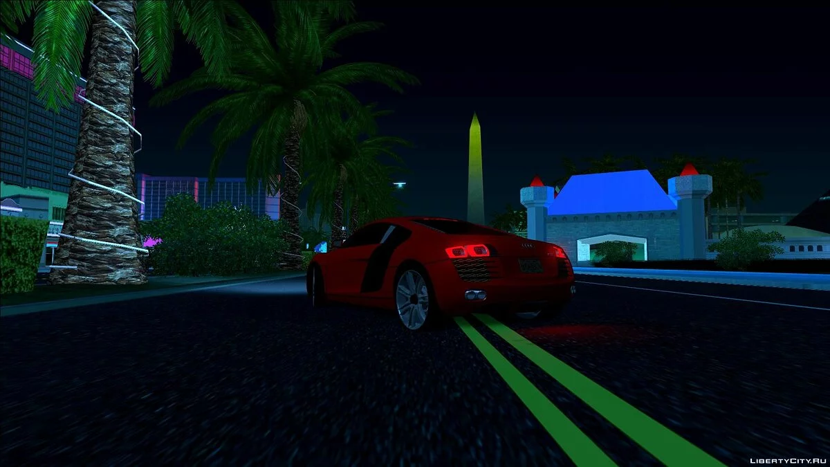 AUDI R8 Le Mans Налаштовуваний / GTA San Andreas