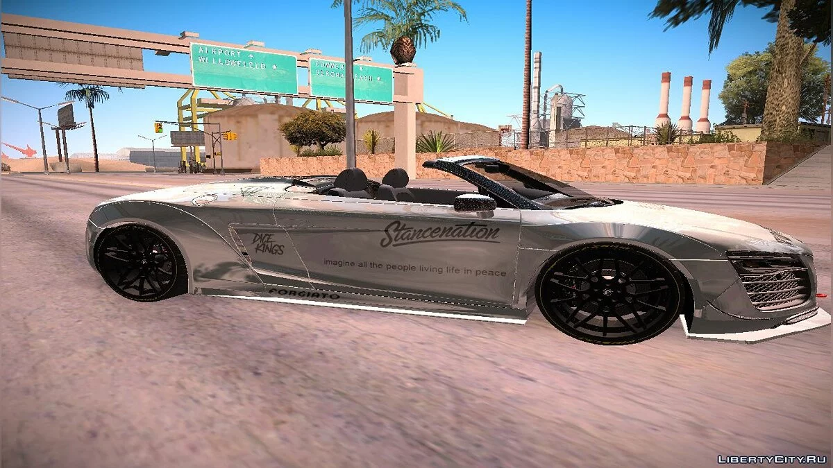 Audi R8 Spyder 5.2 V10 Plus LB Walk DiCe / GTA San Andreas
