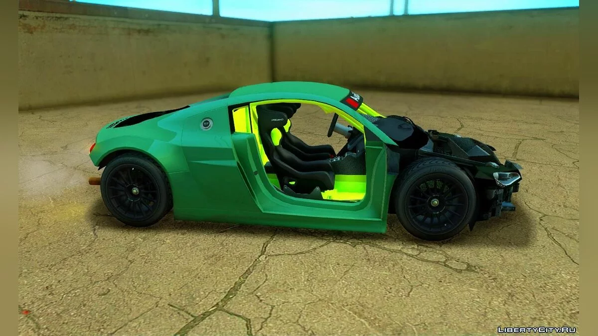 2009 Audi R8 LMS Ultra v1.0.3 / GTA San Andreas