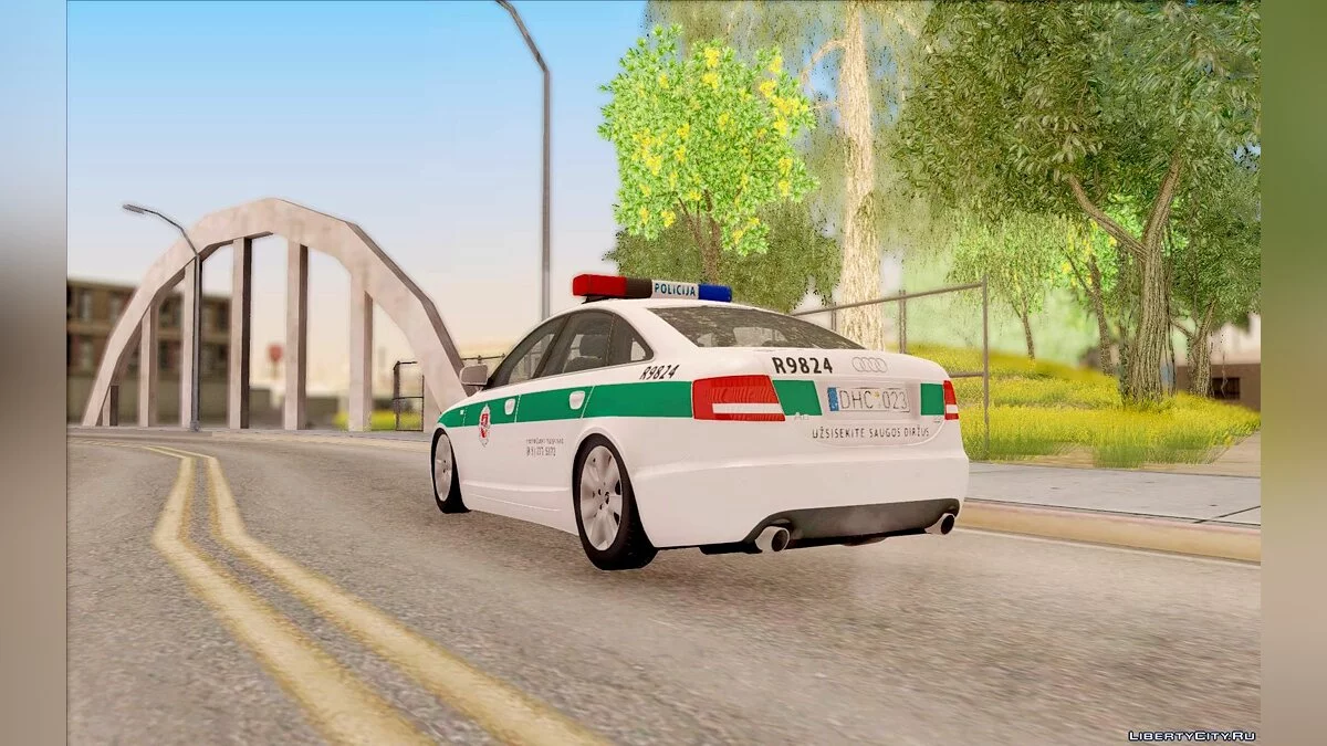 أودي A6 C6 شرطة ليتوانيا / جي تي إيه سان أندرياس