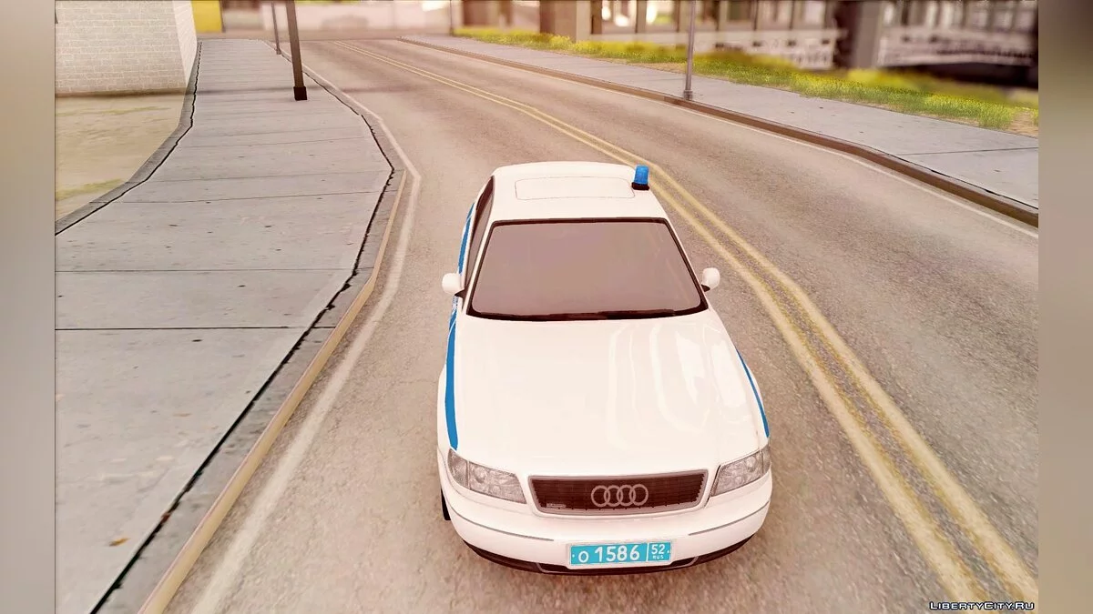 Audi A8 Автомобіль Патрульної Поліції / GTA San Andreas