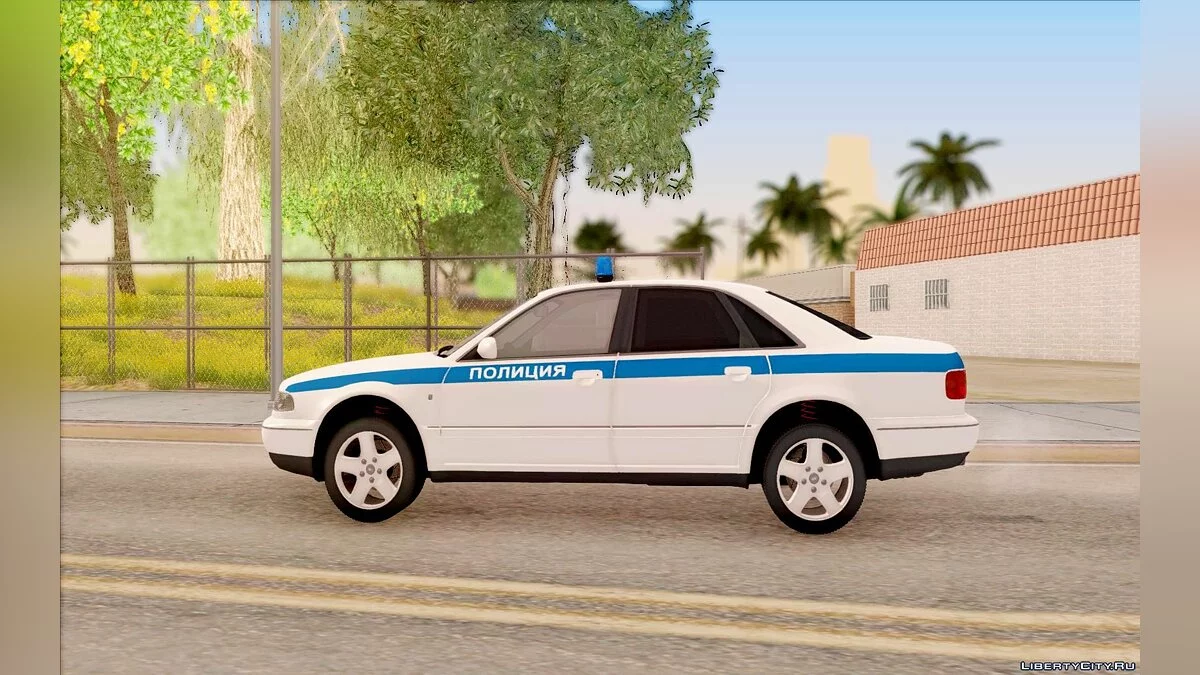 Audi A8 Автомобіль Патрульної Поліції / GTA San Andreas
