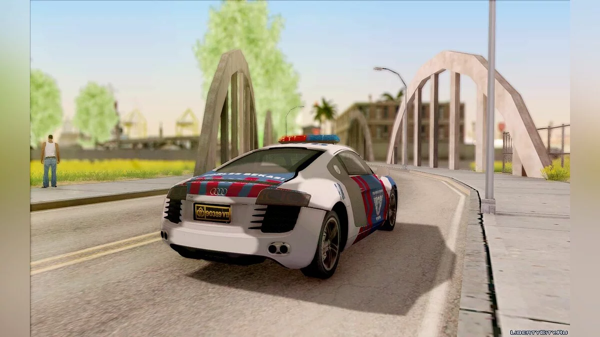 Audi R8 Policía Indonesia / GTA San Andreas