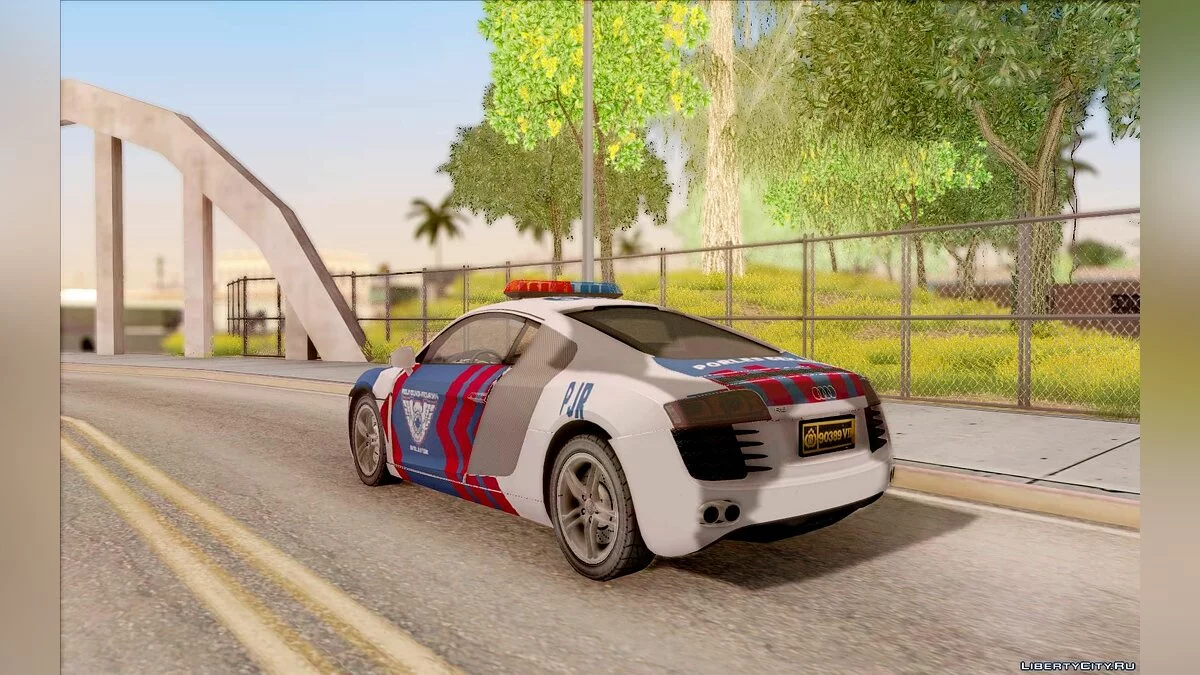 Audi R8 Policía Indonesia / GTA San Andreas