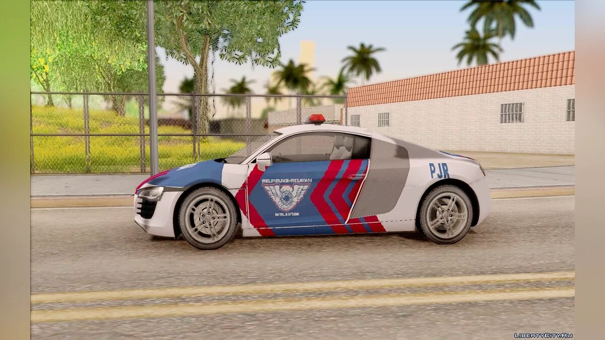 Audi R8 Policía Indonesia / GTA San Andreas
