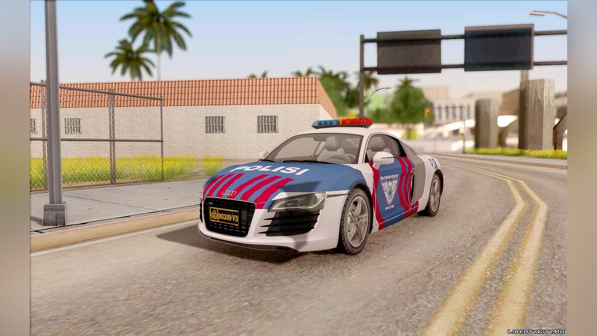 Audi r8 полиция