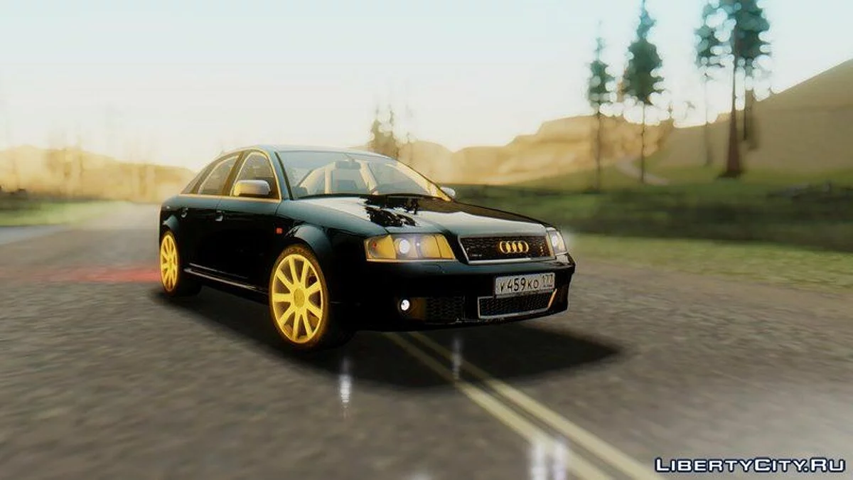 Audi RS6 C5 2002 [Pekerjaan Cat|Template|HQ] / GTA San Andreas