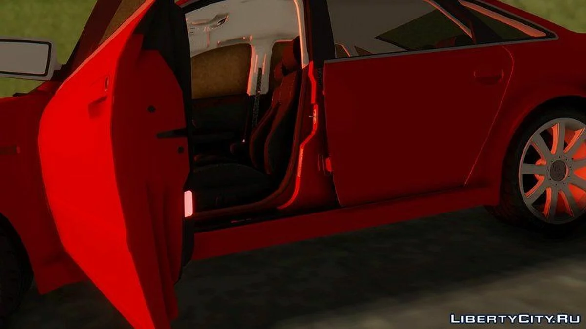 Audi RS6 C5 2002 [Pekerjaan Cat|Template|HQ] / GTA San Andreas