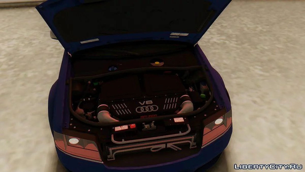 Audi RS6 C5 2002 [Pekerjaan Cat|Template|HQ] / GTA San Andreas