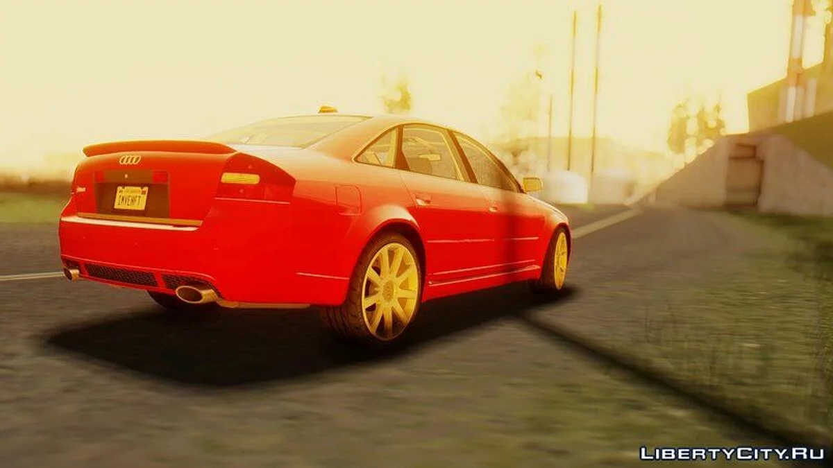 Audi RS6 C5 2002 [Pekerjaan Cat|Template|HQ] / GTA San Andreas