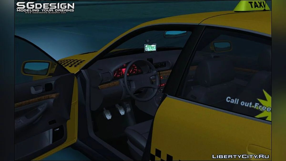 2000 Audi A4 1.9 TDI - Таксі / GTA San Andreas