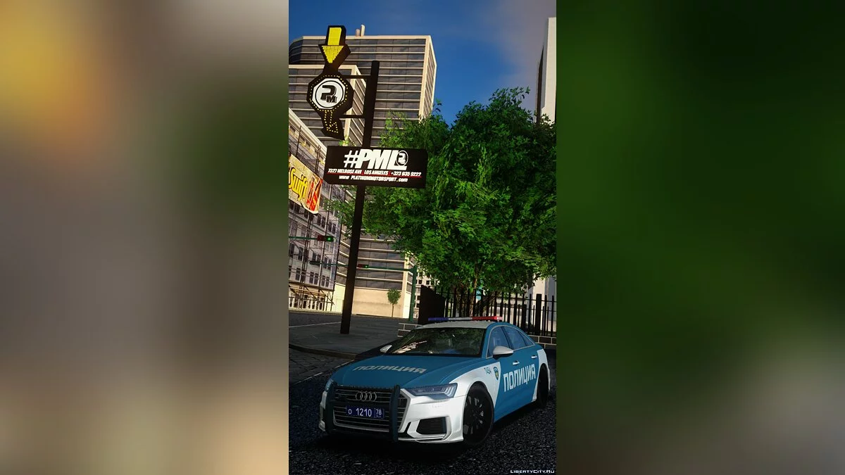 Audi A6 C8 Federal Tax Police Service 2019 / GTA San Andreas