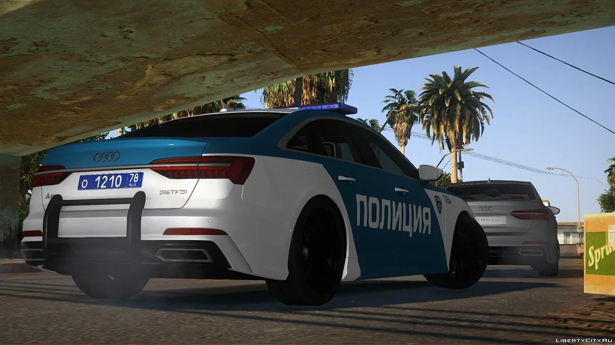 Audi A6 C8 Federal Tax Police Service 2019 / GTA San Andreas