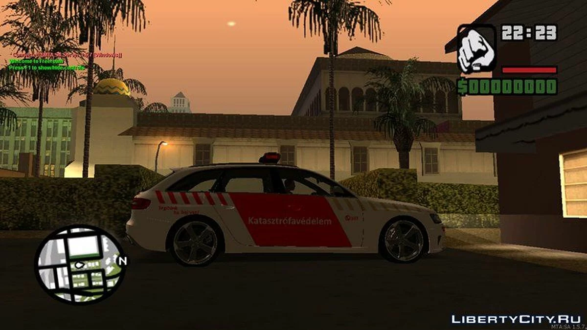 Audi RS4 Avant Tuzoltosag - Audi RS4 Avant Угорський пожежний підрозділ / GTA San Andreas