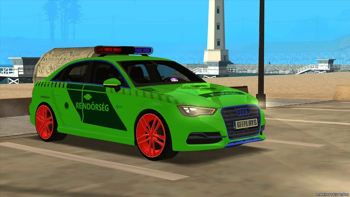 Audi A3 Limousine — венгерская полиция / GTA San Andreas