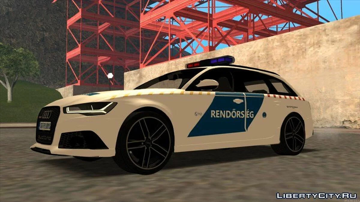 Audi RS6 C7 — policía húngara / GTA San Andreas