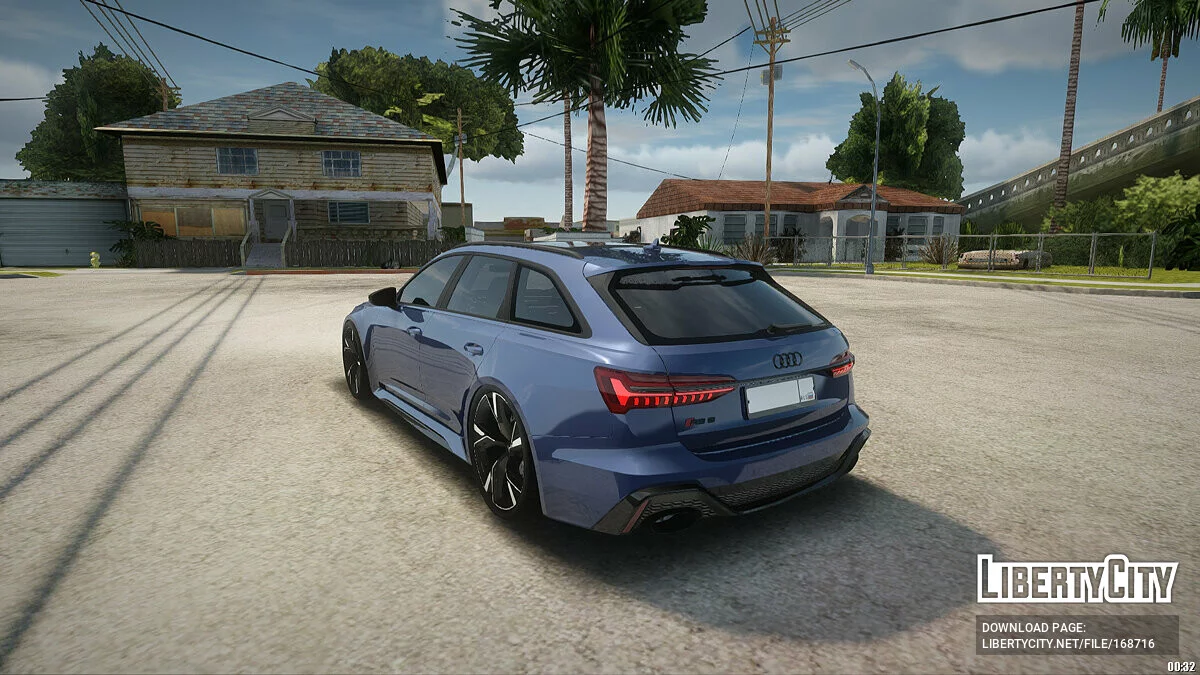 Ауді RS6 C8 + CCD / GTA San Andreas