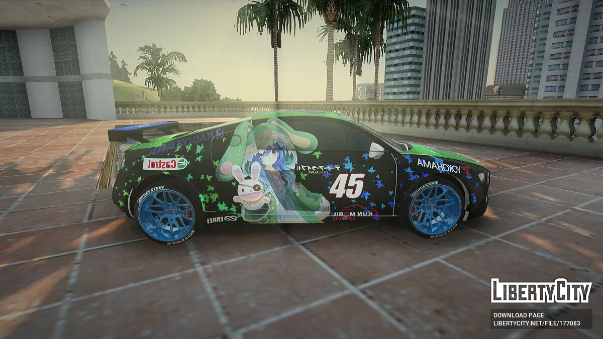 Audi R8 V1.0 Itasha Yoshino Hermit DAL LWP / جي تي إيه سان أندرياس